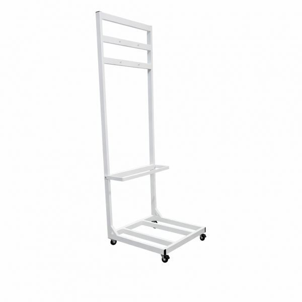 Стійка для інвертора та акумуляторів Deye на колесах Стійка для інвертора та акумуляторів Deye на колесах